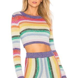 BELIEVE SWEATER - RAINBOW LUREX - LOVERS AND FRIENDS - REVOLVE